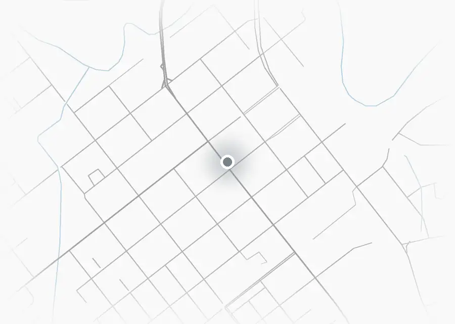 Street map of Newcastle with a light for Allied Real Estate